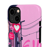 Graffiti Phone Case for Girls: London Skyline Design, Edgy U - Phone Case by Printify | Unique designs from ArteoDesign