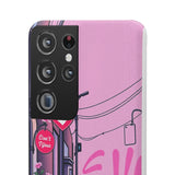 Streetwear Graffiti Phone Case for Girls - Soft and Bold Style