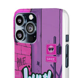 Urban Graffiti Chic Phone Case - Cool Street Style for Girls