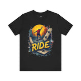 Men's Skateboarding Ride Graphic T-Shirt - Urban Style