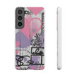 Graffiti-Inspired Phone Case: London Skyline for Girls - Phone Case by Printify | Unique designs from ArteoDesign