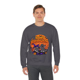 Bat Attack Unisex Sweatshirt - Spooky Halloween Style for All