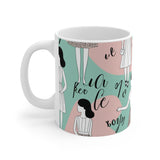 Vintage Fashion Mug – Retro Chic Women’s Style Design