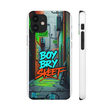 Urban Graffiti Phone Case - Gritty Streetwear for Boys