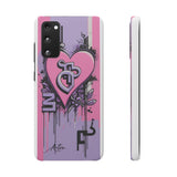 Graffiti Phone Case: Urban Chic for Girls with London Skylin - Phone Case by Printify | Unique designs from ArteoDesign