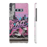 Chic Graffiti Phone Case - Feminine Urban Style for Girls