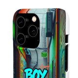 Urban Graffiti Phone Case for Boys - Gritty Streetwear Style