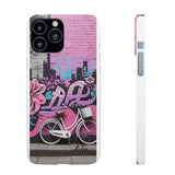 Graffiti Phone Case for Girls: Urban Chic with a Feminine Tw - Phone Case by Printify | Unique designs from ArteoDesign