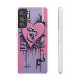 Graffiti Phone Case: Urban Chic for Girls with London Skylin - Phone Case by Printify | Unique designs from ArteoDesign