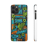 Urban Graffiti Style Phone Case - Cool and Chic for Girls