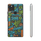 Urban Graffiti Style Phone Case - Cool and Chic for Girls