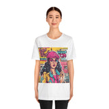 Retro Vibes: Women's Throwback T-Shirts with Bold '80s-'9 - T-Shirt by Printify | Unique designs from ArteoDesign