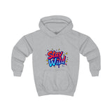 Stay Wild Kids Hoodie – Vibrant Playful Design