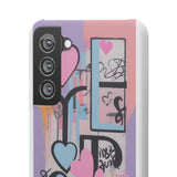 Graffiti Phone Case for Girls: Urban Chic Meets Feminine Sty - Phone Case by Printify | Unique designs from ArteoDesign