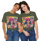 Retro Vibes: Women's Throwback T-Shirts with Bold '80s-'9 - T-Shirt by Printify | Unique designs from ArteoDesign