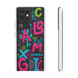 Graffiti Phone Case for Girls: Urban Chic Meets Street Style - Phone Case by Printify | Unique designs from ArteoDesign