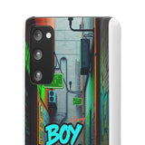 Urban Graffiti Phone Case - Gritty Streetwear for Boys