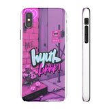 Urban Graffiti Chic Phone Case - Cool Street Style for Girls