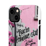 Graffiti Phone Case: Urban Chic with a Feminine Twist - Phone Case by Printify | Unique designs from ArteoDesign