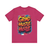 Grind Hustle Hustle T-Shirt – Bold Urban Streetwear Tee