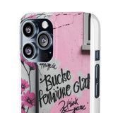 Graffiti Phone Case: Urban Chic with a Feminine Twist - Phone Case by Printify | Unique designs from ArteoDesign