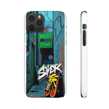 Graffiti-Inspired Phone Case for Girls: Urban Chic Style - Phone Case by Printify | Unique designs from ArteoDesign