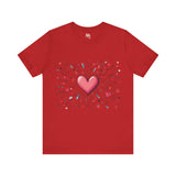 Radiant Heart Graphic T-Shirt in Bold Pink