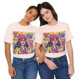 Retro Vibes: Women's Throwback T-Shirts with Bold '80s-'9 - T-Shirt by Printify | Unique designs from ArteoDesign