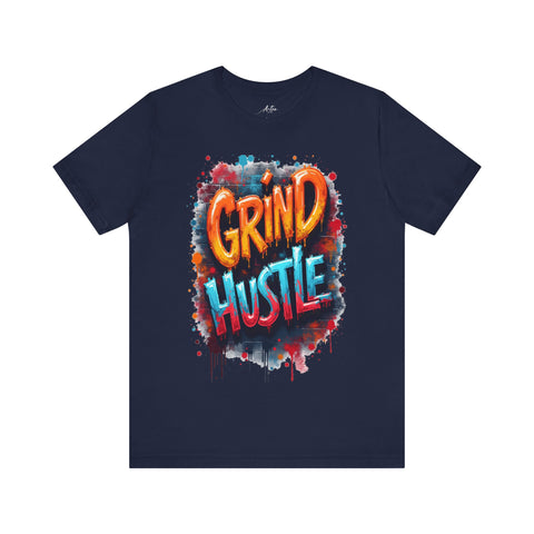 Grind Hustle T-Shirt – Motivational Streetwear Graphic Tee