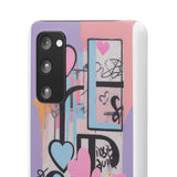 Graffiti Phone Case for Girls: Urban Chic Meets Feminine Sty - Phone Case by Printify | Unique designs from ArteoDesign