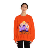 Halloween Ghost Sweatshirt – Cute Spooky "Happy Halloween" Design