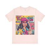 Retro Vibes: Women's Throwback T-Shirts with Bold '80s-'9 - T-Shirt by Printify | Unique designs from ArteoDesign