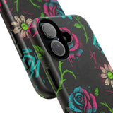 Urban Floral Graffiti Phone Case – Neon Street Art Vibes for iPhone & Samsung