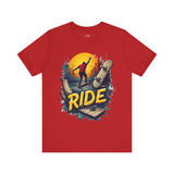 Men's Skateboarding Ride Graphic T-Shirt - Urban Style