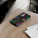 Urban Floral Graffiti Phone Case – Neon Street Art Vibes for iPhone & Samsung