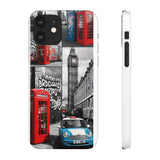 Graffiti Phone Case: London Skyline, Neon Accents, Edgy Styl - Phone Case by Printify | Unique designs from ArteoDesign