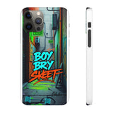 Urban Graffiti Phone Case - Gritty Streetwear for Boys