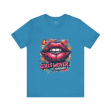 Bold Pink Graphic T-Shirt – Lip Art Design for Women