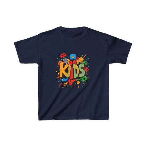 Kids Graffiti Style T-Shirt with Colorful Street Art Design