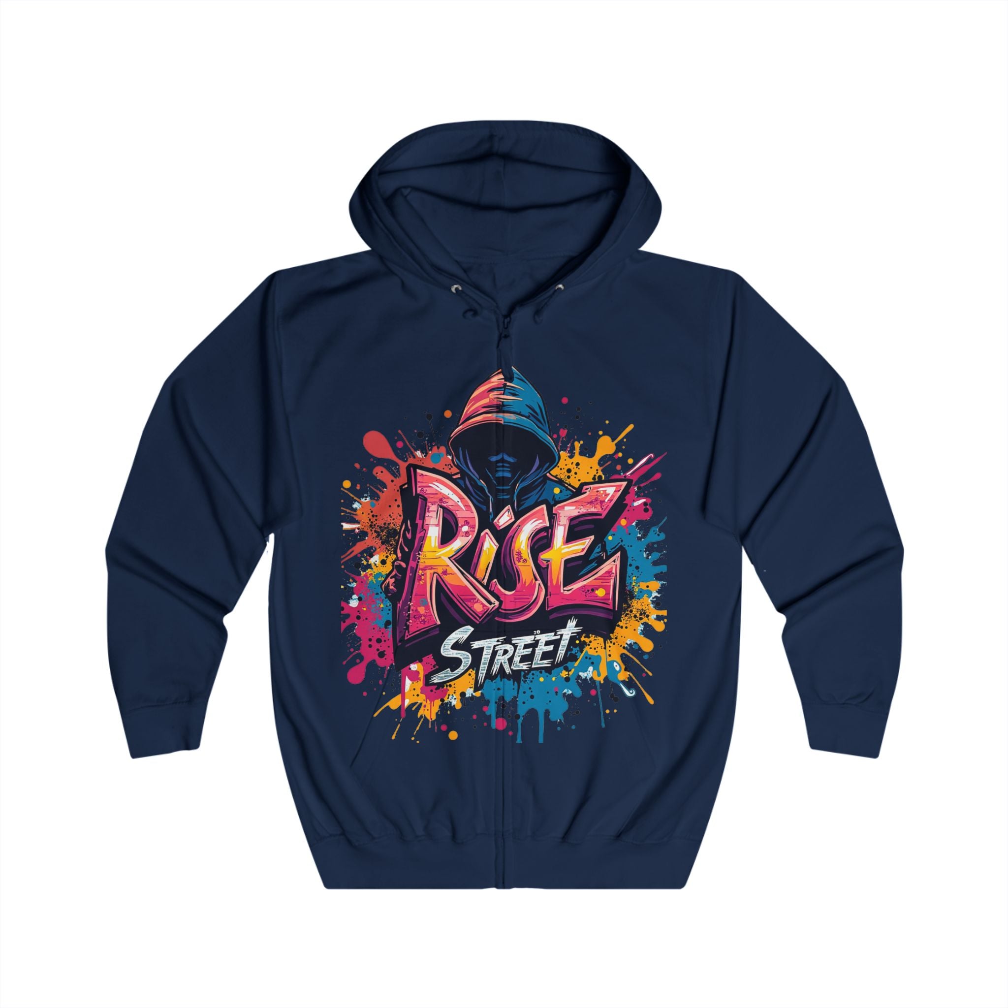 Men's Streetwear Hoodie - Graffiti Art Design