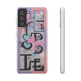 Graffiti Phone Case for Girls: Urban Chic Meets Feminine Sty - Phone Case by Printify | Unique designs from ArteoDesign