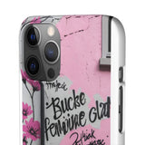 Graffiti Phone Case: Urban Chic with a Feminine Twist - Phone Case by Printify | Unique designs from ArteoDesign