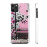 Graffiti Phone Case: Urban Chic with a Feminine Twist - Phone Case by Printify | Unique designs from ArteoDesign