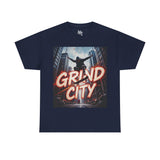 Grind City T-Shirt – Black Urban Skate Graphic Tee UK