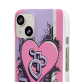 Graffiti Phone Case: Urban Chic for Girls with London Skylin - Phone Case by Printify | Unique designs from ArteoDesign