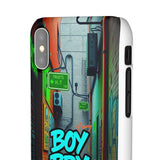 Urban Graffiti Phone Case - Gritty Streetwear for Boys