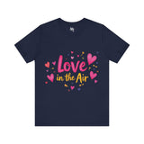 White Love in the Air T-Shirt - Whimsical Design
