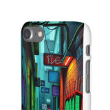 Urban Graffiti Chic: London Skyline Phone Case for Girls - Phone Case by Printify | Unique designs from ArteoDesign