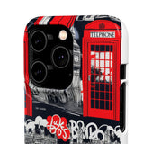 Edgy London Street Art Graffiti Phone Case for Boys