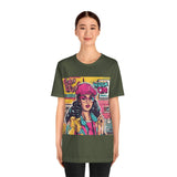 Retro Vibes: Women's Throwback T-Shirts with Bold '80s-'9 - T-Shirt by Printify | Unique designs from ArteoDesign